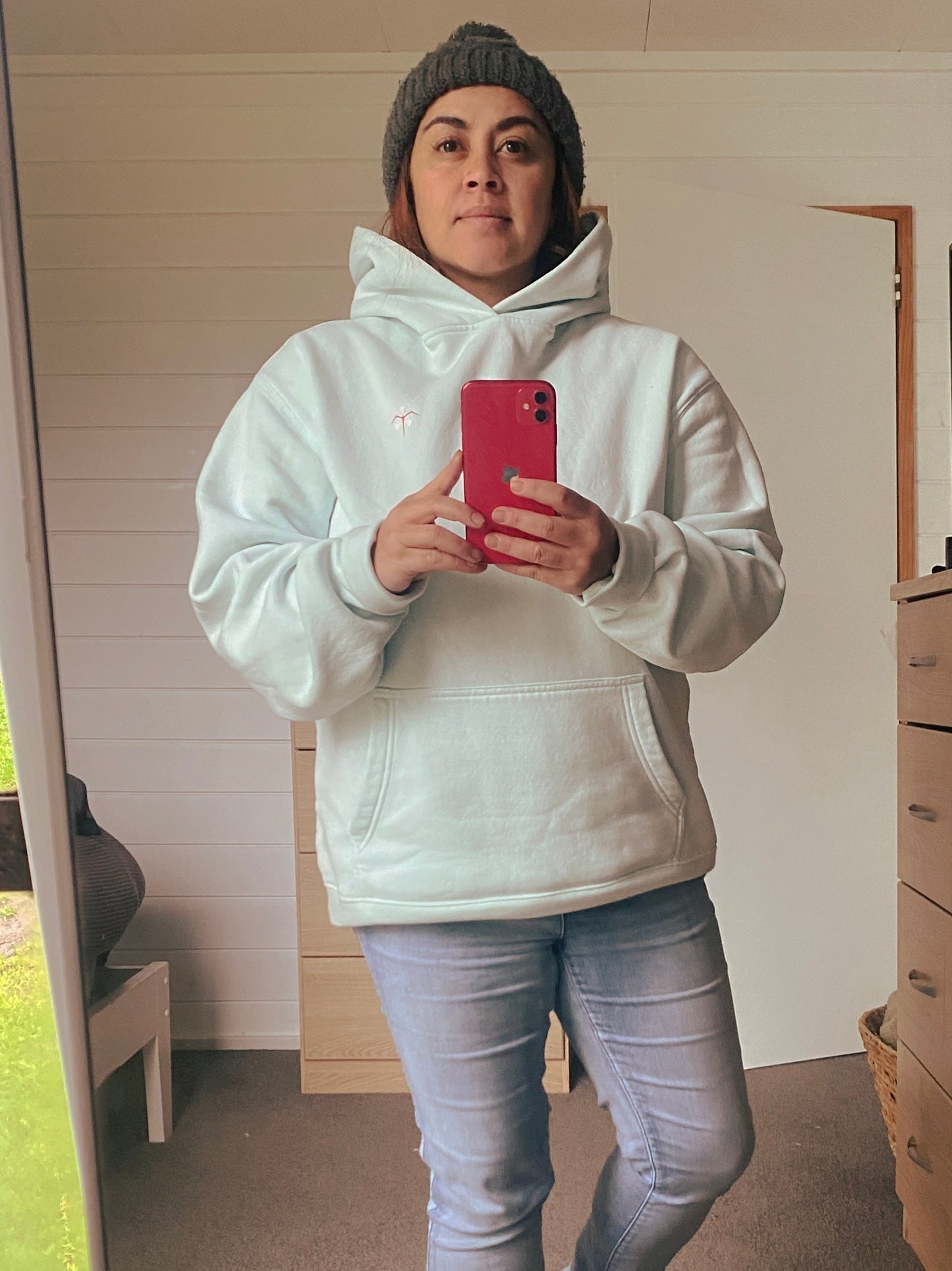 Ahi Kaa Hoodie-Seafoam image 2