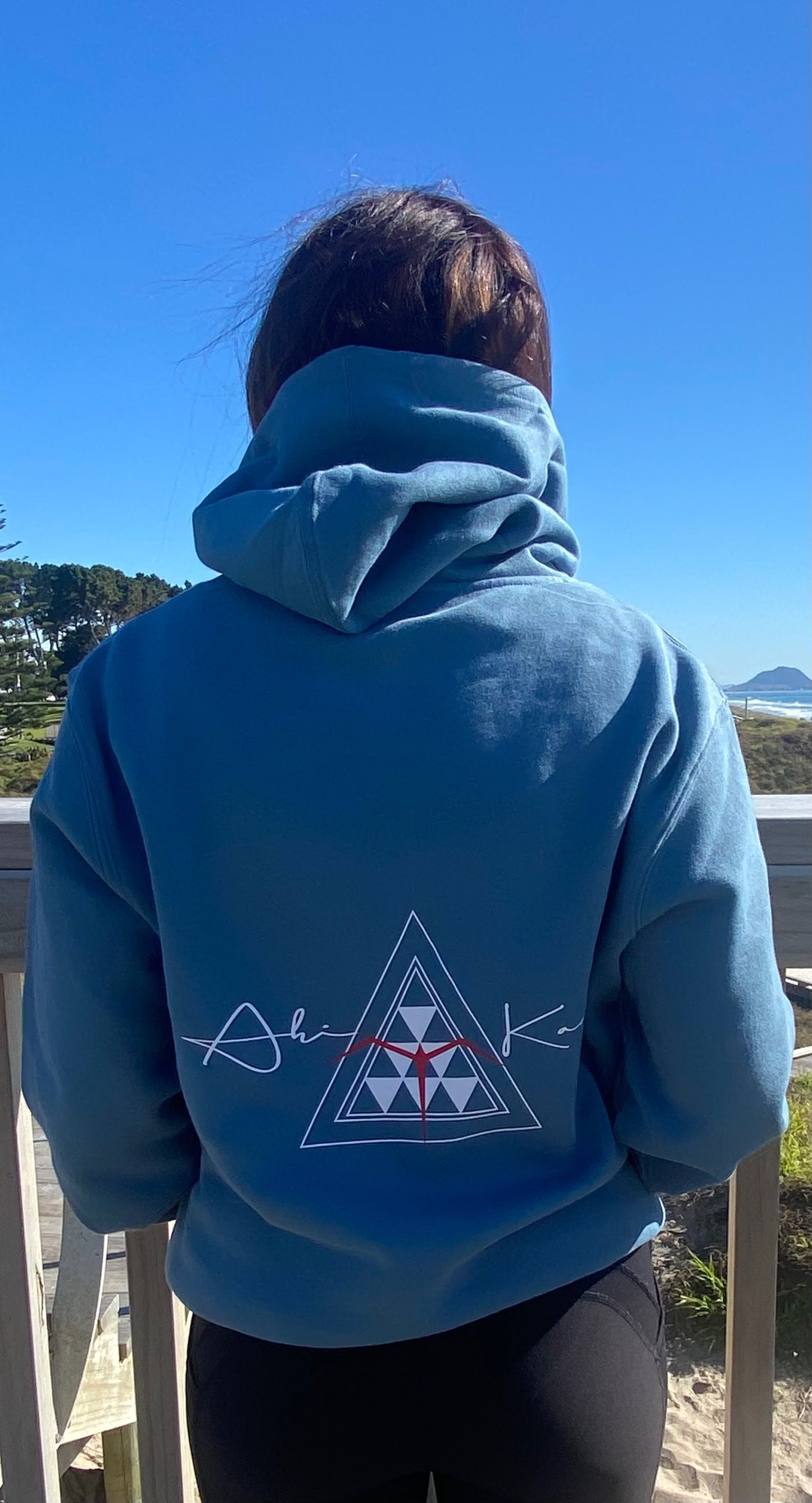 Ahi Kaa Hoodie- Carolina Blue image 1